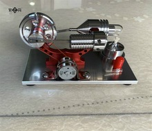 斯特林發動機模型 微型引擎發電機機械愛好 科普小車玩具生日禮物