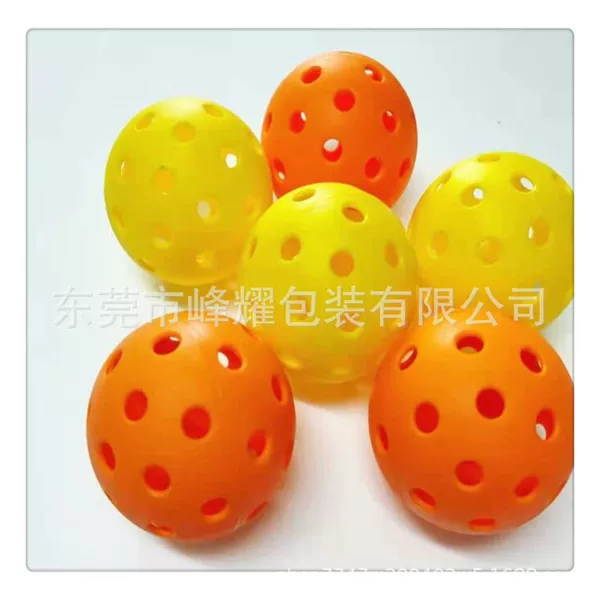 Personal Training Micro Device Microsoft Elastic Pickleball 74mm 40 Hole Color Hole Pickleball Pet Toy