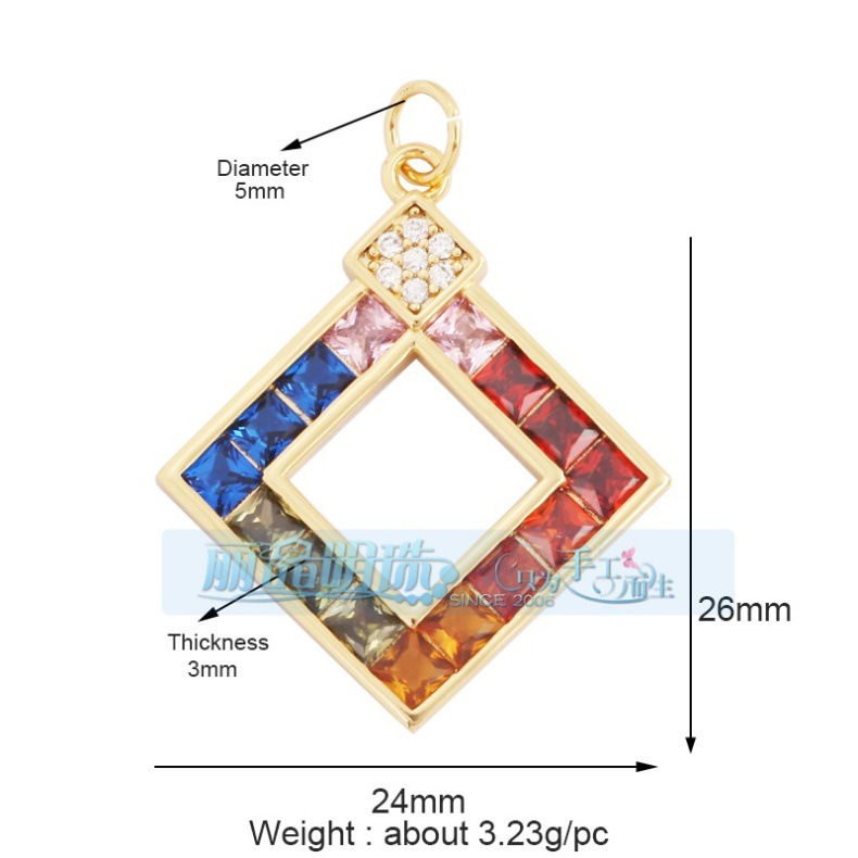 3g Weight Pendant Jewelry Making Type 16 * 21mm, 30*38mm, 31*38mm Jewelry Making Size Shell, Zircon Inlay Material DIY Jewelry Accessories Classification Hole 2~2.9mm, Hole 5~5.9mm Hole Size 1 Piece Quantity Copper Material Geometric Pattern Inlay Design Simple Style Style 1 Piece 16 * 21mm 30*38mm 31*38mm Hole 2~2.9mm Hole 5~5.9mm Copper Shell Zircon Geometric Pendant 10