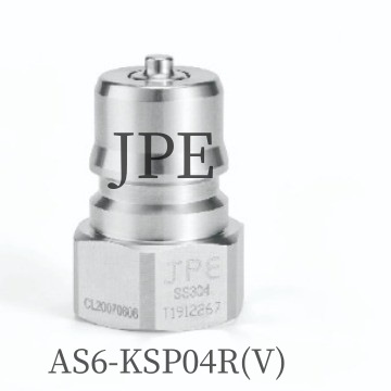 JPE  快换接头（公头）316L   AS6-KSP04R(V)