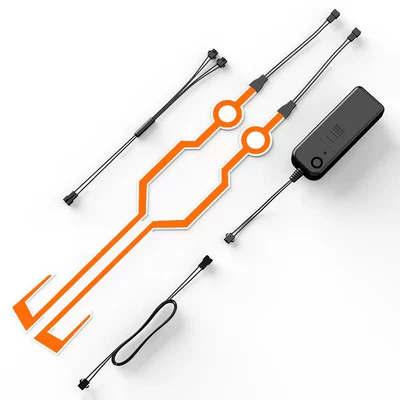 Cold light sheet universal riding helmet light bar