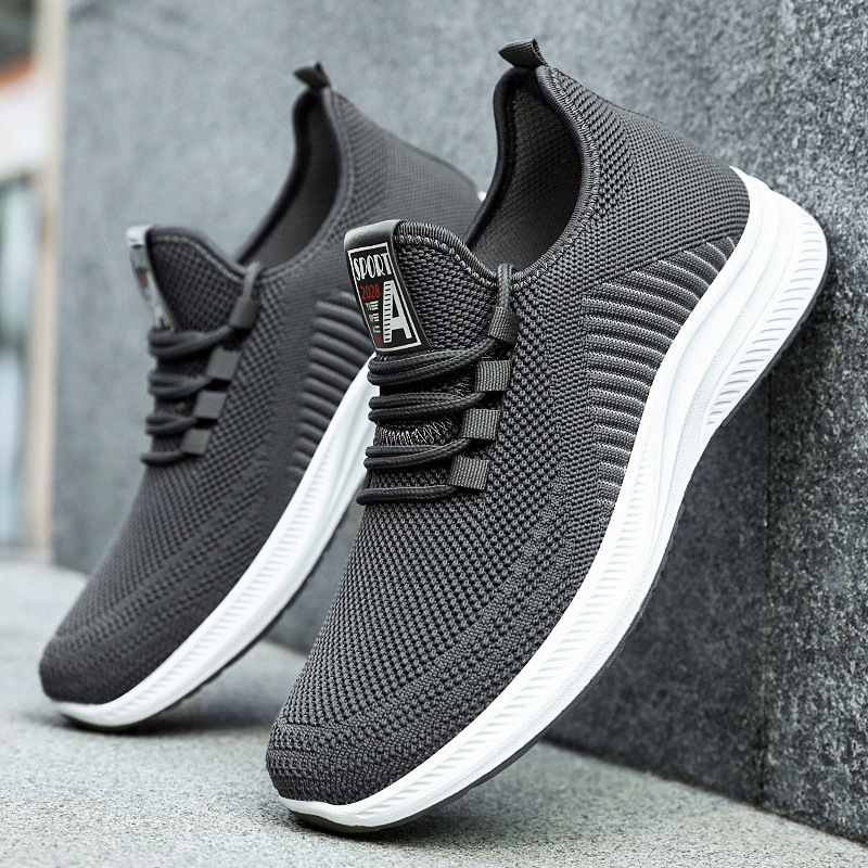 Men's Shoes 2026 Spring Export Men's Sneakers Gift Shoes Wholesale Breathable Sports Shoes Mesh Casual Shoes