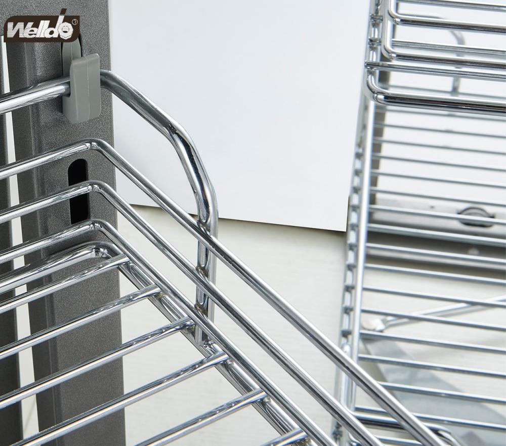 Welldo/纬东 橱柜转角拉篮转角小怪物拉篮四篮联动拉篮收纳拉篮