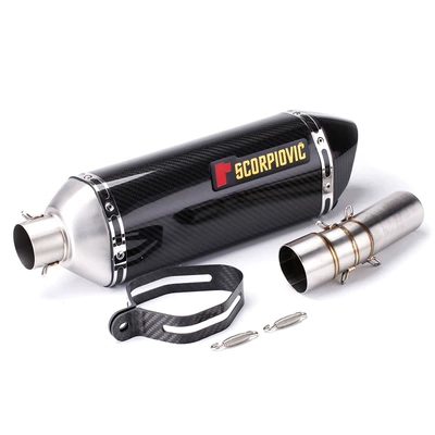 Exhaust pipe: section carbon fiber exhaust pipe