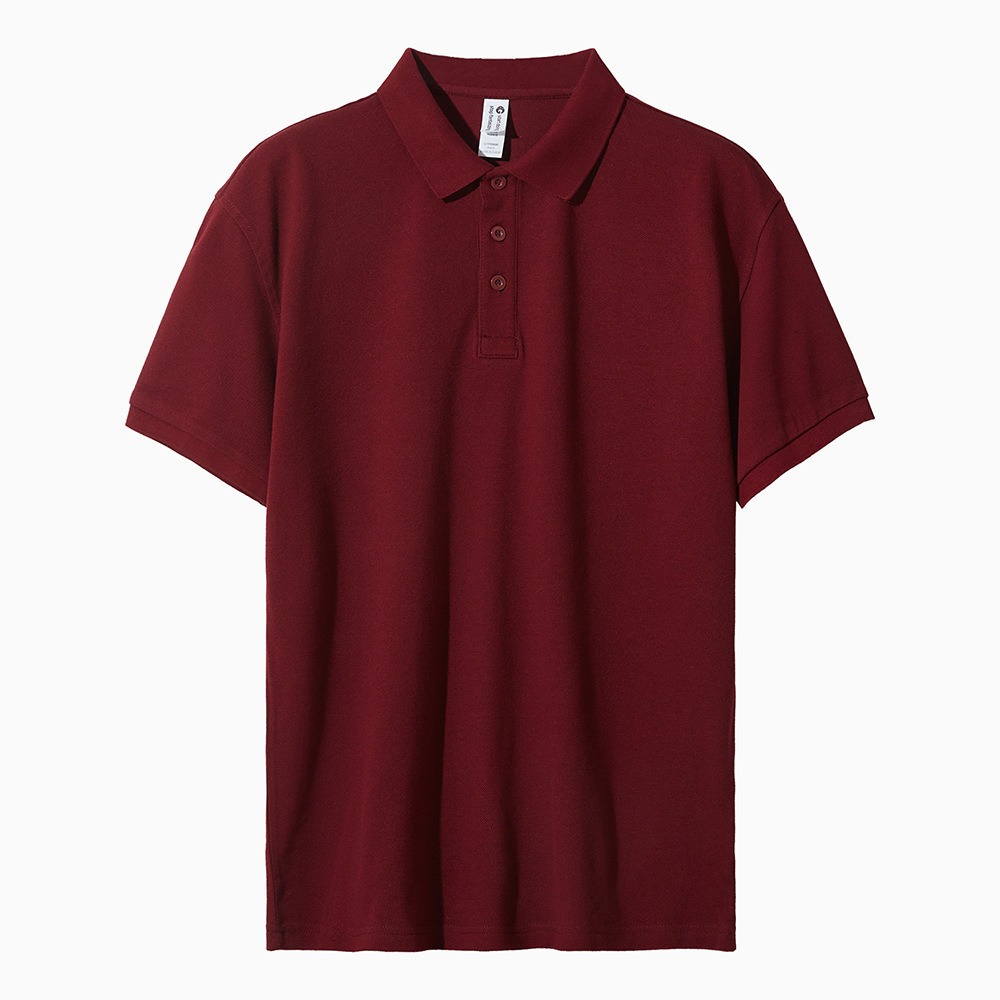 Polo cuidadosamente seleccionado, ropa de trabajo personalizada, camiseta de solapa de manga corta, logotipo impreso bordado, ropa de trabajo publicitaria, camisa cultural de verano