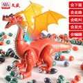 文盛5308恐龙儿童玩具电动仿真塑料模型行走下蛋恐龙套装大号翼龙