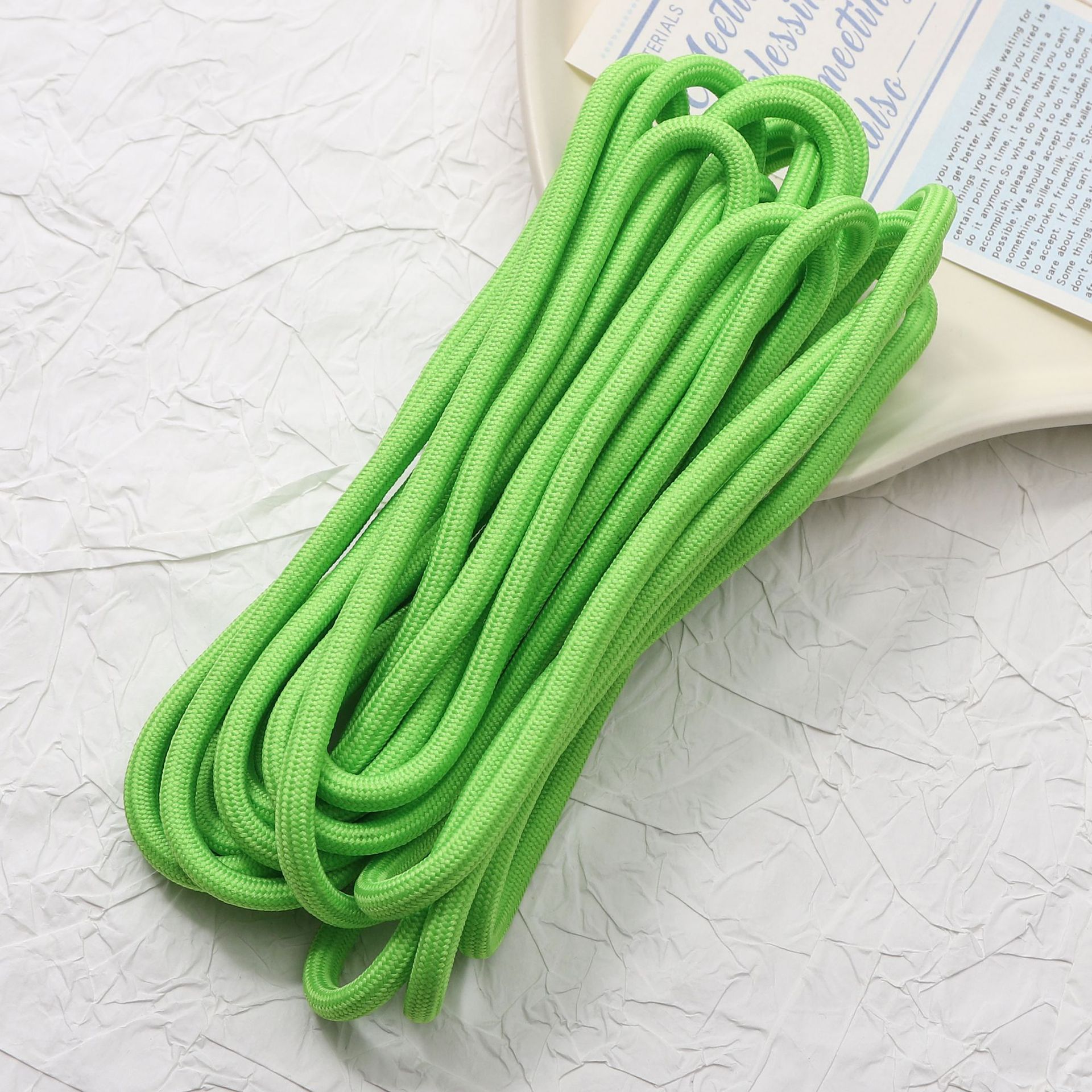 Cuerdas trenzadas de poliéster de color DIY accesorios accesorios de joyería hechos a mano cuerdas de cuentas de teléfono móvil llavero colgante paquete de material de cuerda image 29
