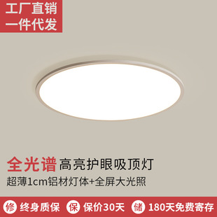 Puri Ceiling Lamp Full Spectrum Modern Simple Master Bedroom Room Lamp Minimalist Living Room Eye Protection Zhongshan Lamp