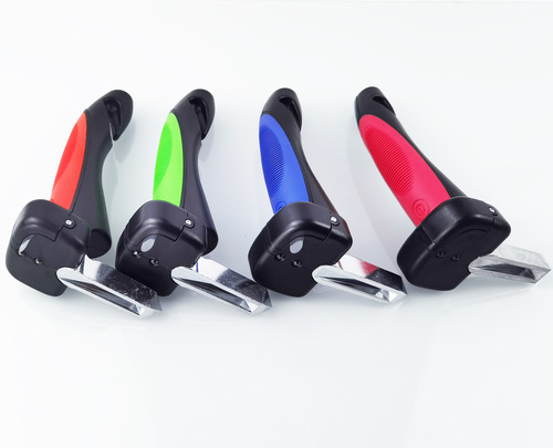 Factory direct supply car door handle Car Cane car handle four-in-one car escape hammer