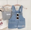 Vest, denim summer dress