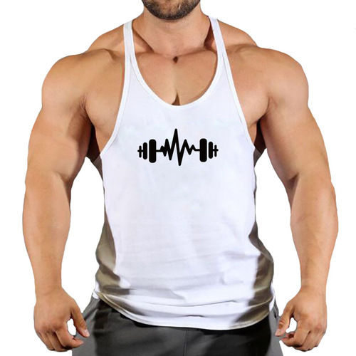 Men's Summer Sleeveless Fitness Top Running Shirts with Quick-Drying Technology