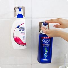 Home Traceless Hook Shower Gel Shampoo Bottle Wall Hanging Bathroom No-Punch Hand Sanitizer Bathroom Hanging Rack