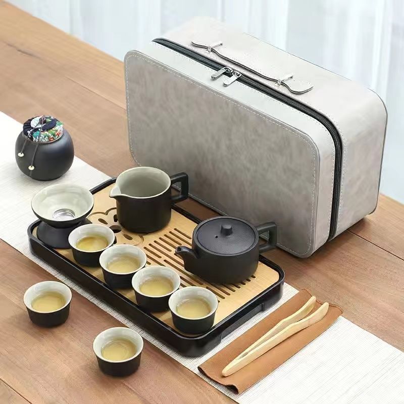 정더팟 비즈니스 세트 + 플레이트 [가죽가방]