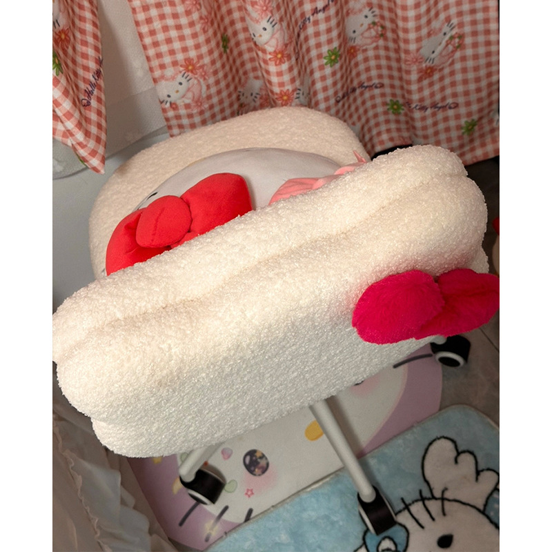 可爱HelloKitty椅子升降椅电脑椅子靠背家用舒适久坐女生卧室化妆|undefined