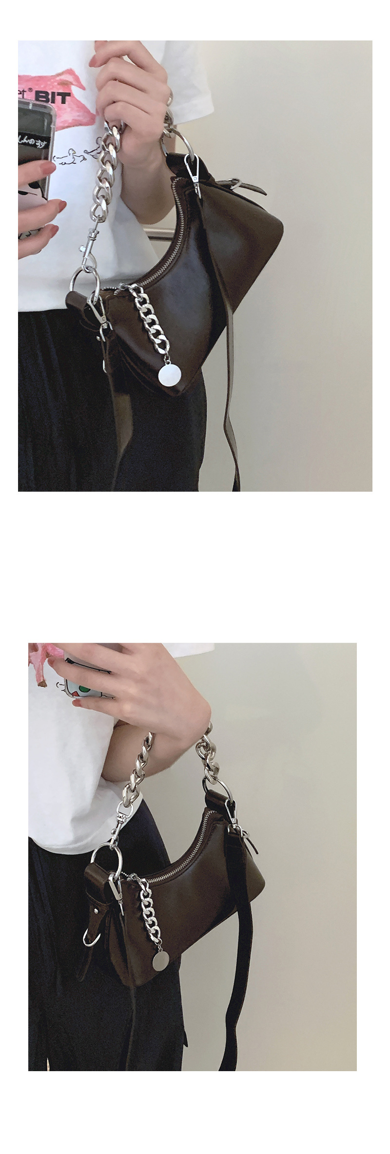 Women's Small Square Chain Crossbody Bag For Women Elegant Style_voghion.com