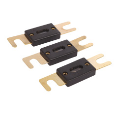 ANL large fuse plated with gold fork bolt type car insurance sheet 100A/150A/200A/250A/300A