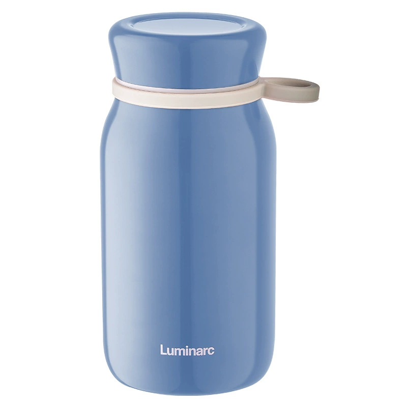 Vacuum retro fashionable small thermos, handheld glass, Birthday gift