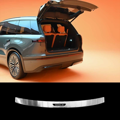 Strip Modification, Welcome Pedal, Trunk | Dekorativ pedal başlıqları - trunk-outside-1-piece-of-outer-rear-guard-stainless-steel-silver-titanium-brushed-suitable-for-2026-volkswagen-idera-9x