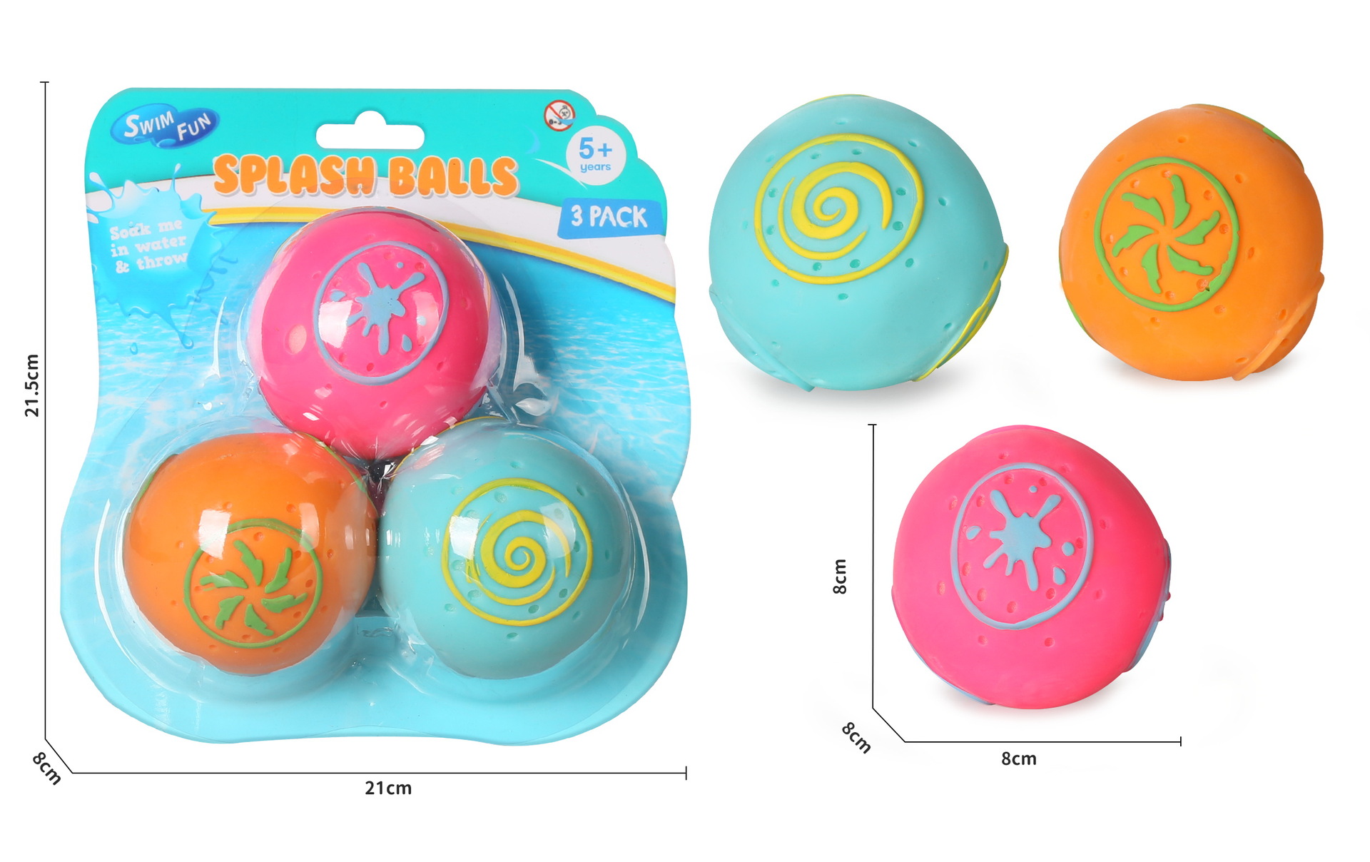 워터볼 5038(3개)(최소 배치 크기: 100개)