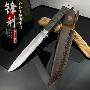 Sharp Fruit Knife Hand-held Meat Knife High Hardness Camping Outdoor Knife Household Melon and Fruit Knife Kitchen Portable Knife