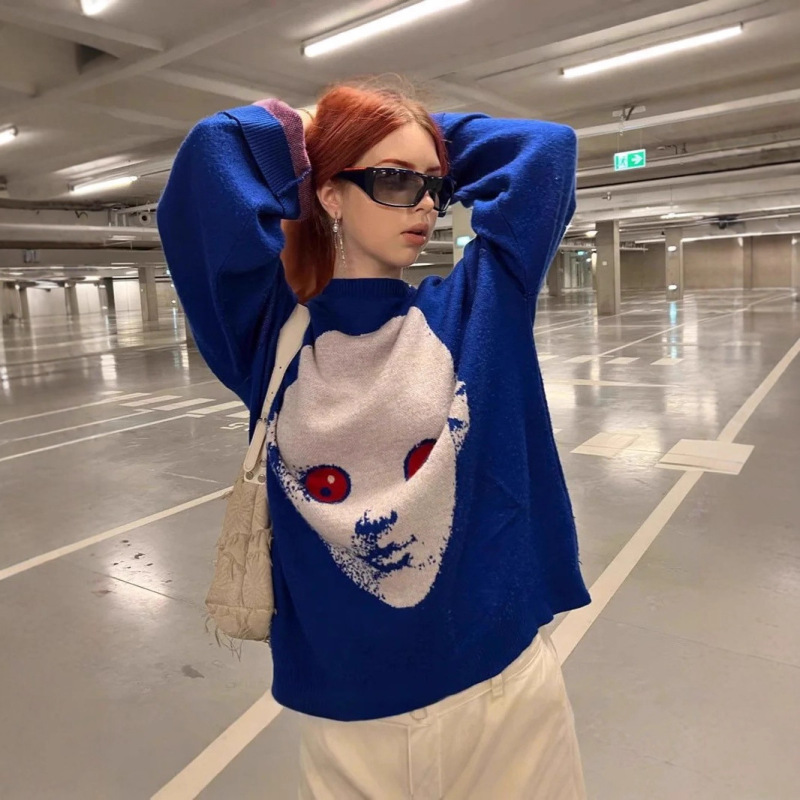 Cross-Border Sweatshirt Autumn and Winter 2025 New Men's and Women's Knitwear Street Round Neck Sweater Women's Inner Wear Skims Cross-Border Sweatshirt Autumn and Winter 2025 New Men's and Women's Knitwear Street Round Neck Sweater Women's Inner Wear Skims