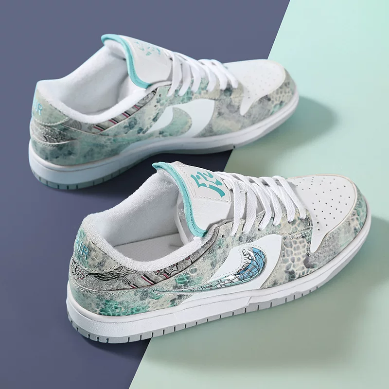 Кроссовки low-top (Nike Dunk SB Ao Bing), лимитированная серия, размеры 36–44, узорчатый дизайн