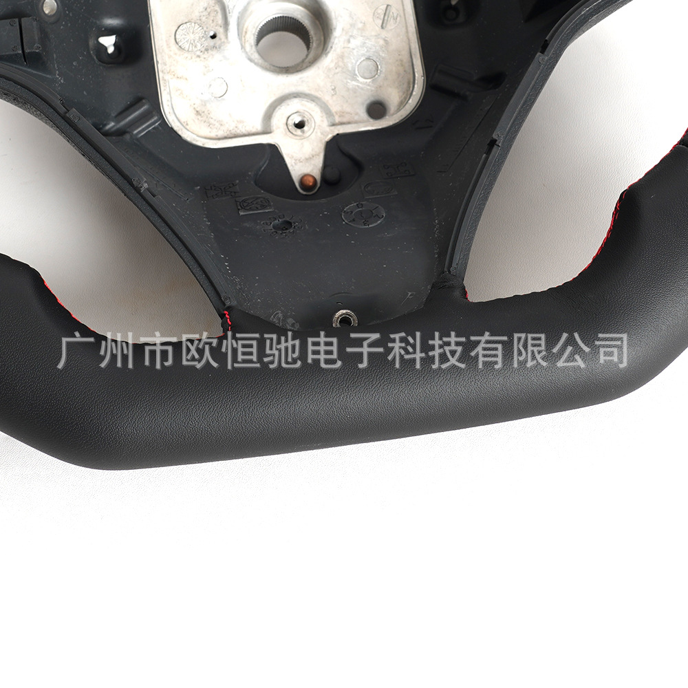 Cross-Border Hot-Selling Product Suitable for 09 Model Bmw E90 Full Leather Red Positioning Line Sports Style Car Steering Wheel Modification