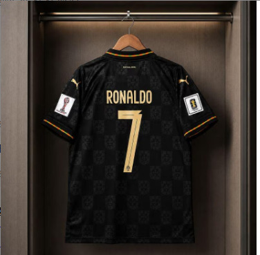 jerseys portugueses2025 / 26 temporada portuguesa #7 Ronaldo mangas cortas camiseta de fútbol al por mayor transfronteriza