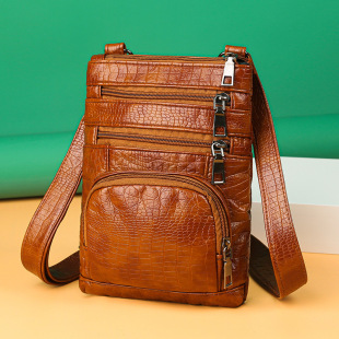 Large Screen Mobile Phone Bag Women's Crossbody Mini Bag 2023 New All-match Coin Purse Fashionable Soft Leather Shoulder Bag for Women