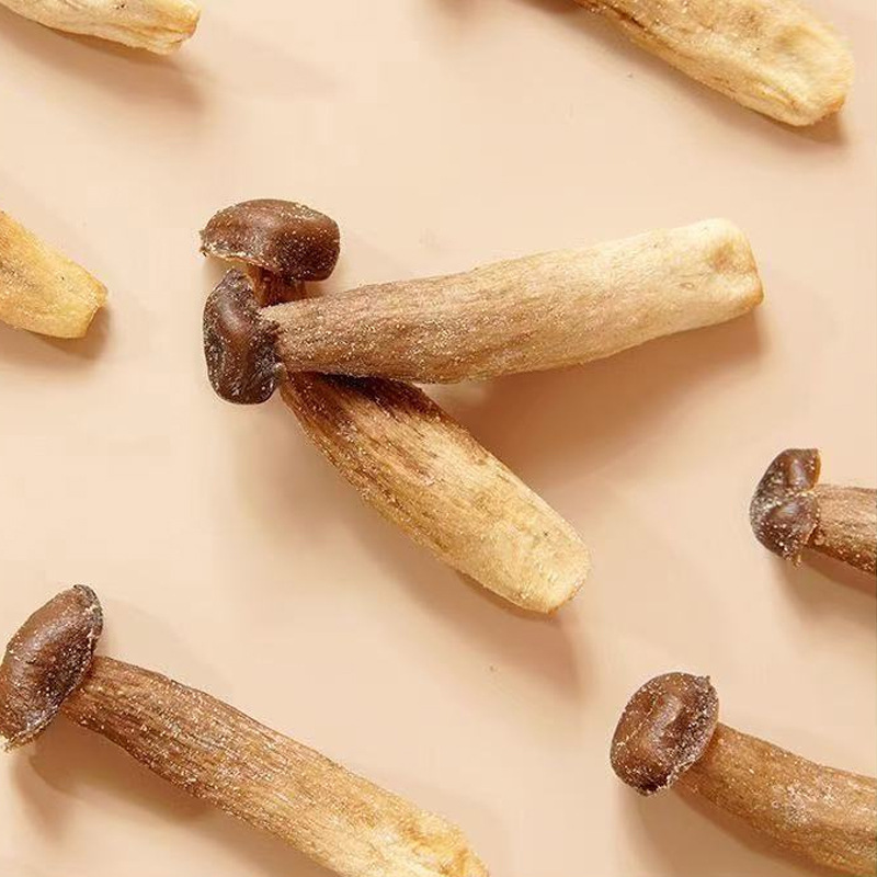 厂家批发椒盐味鹿茸菇菌菇脆片果蔬干脆非油炸无添加即食休闲零食|undefined