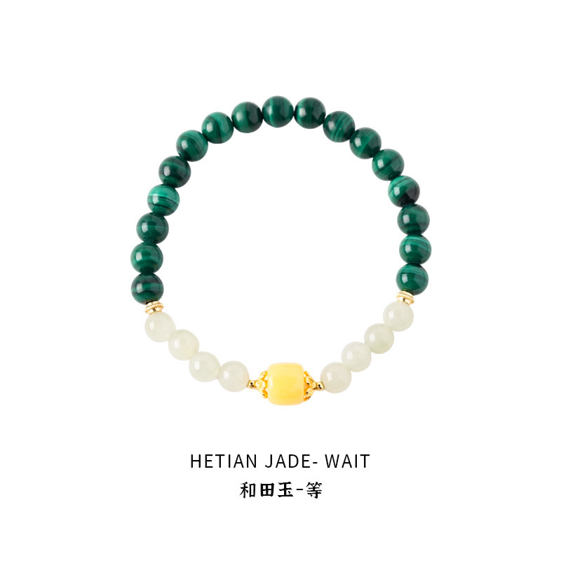 晗珞~海蓝宝锆石串珠手链夏日小清新水晶手串气质轻奢高级感手饰|undefined