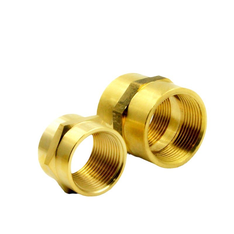 Conexión de tubería de alambre exterior de alambre interior redondo M * C F * C latón DZR accesorios de tubería de fontanería de tubería de conexión rosca interior y exterior
