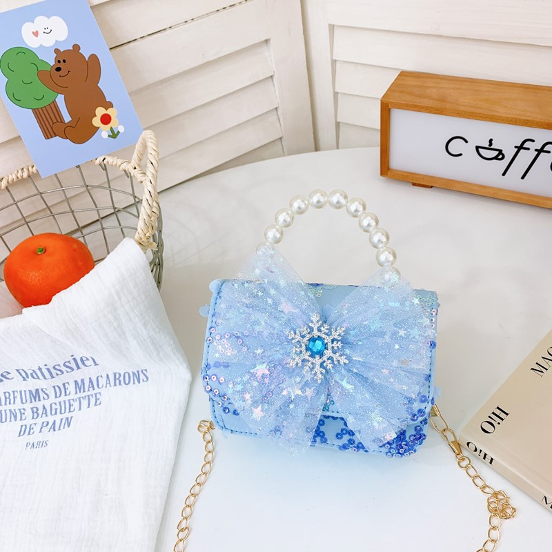 Bolsos infantiles nueva sirena niñas lindas bolsos princesas bolsos de moda niñas mochilas bolsos de perlas