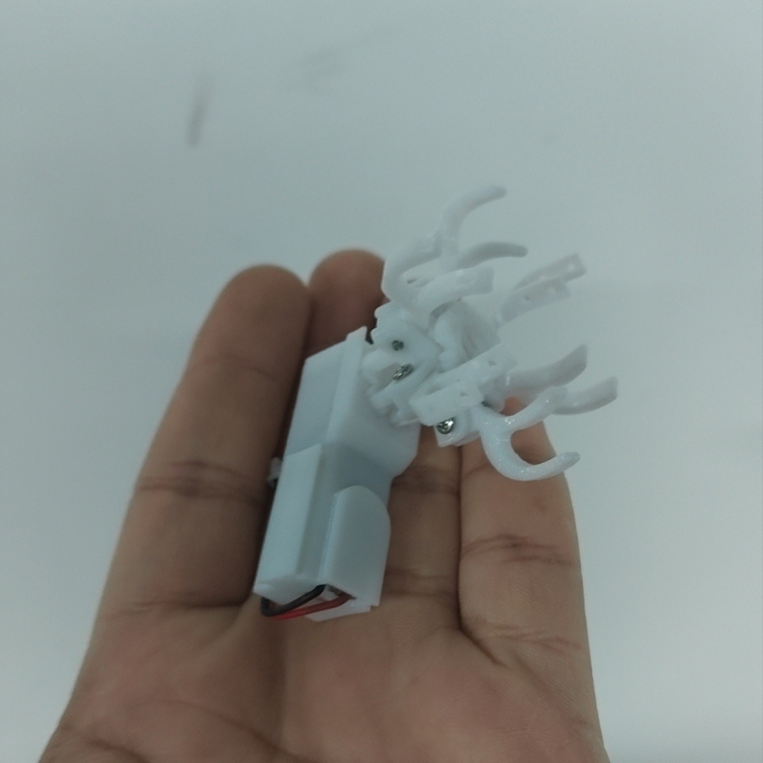 花瓣开合器李子柒绒花开了开合花手工花朵装置带开关装置