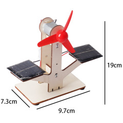 DIY Solar Fan for Primary and Middle School Students - Creative Invention, Science and Brain-Teasing Educational Toy