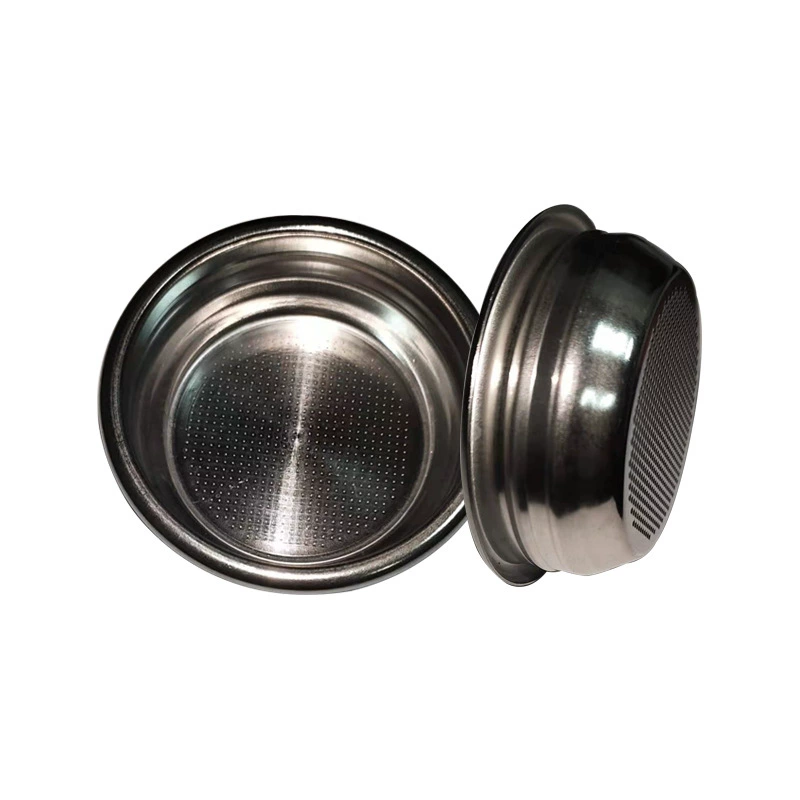 Coffee powder bowl (Foshan) 58 mm stainless steel, double-serving portafilter insert