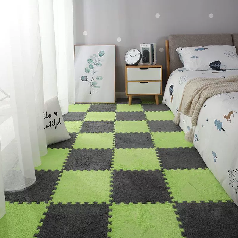 Модульные ковровые плитки 30×30×1,6 см, плитки с пазом, однотонные и многоцветные наборы
