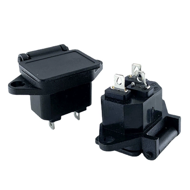 Горячая продажа AC04 блок питания розетка с винтом отверстия водонепроницаемая крышка розетка для зарядки электромобиля