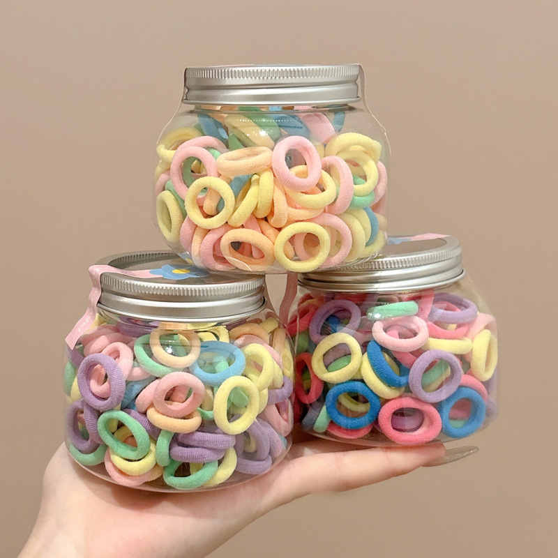 Cuerda para la cabeza para niños, lazo para el cabello altamente elástico y duradero, banda de goma para el cabello para bebés, cuerda para el cabello para niñas, accesorios para el cabello enlatados para niñas al por mayor