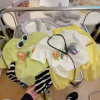 Детская хлопковая футболка с мультяшным принтом, короткий рукав, унисекс, лето, размер по росту 65–155 см
