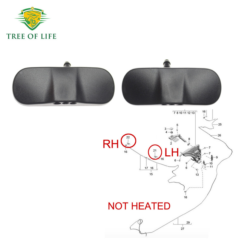 95B955986B 95B955988A Suitable for Porsche Front Windshield Washer Nozzle Without Heating 95B955986B 95B955988A Suitable for Porsche Front Windshield Washer Nozzle Without Heating