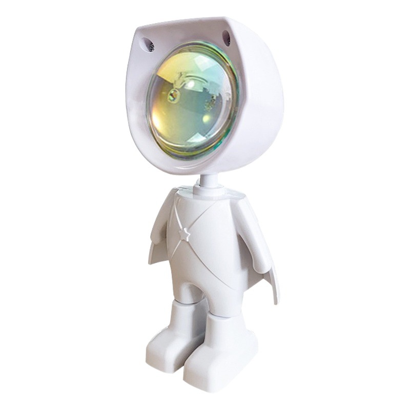 Lámpara de proyección de astronauta, luz ambiental romántica del atardecer para dormitorio