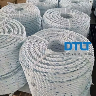 厂家定制pp白串蓝捆扎塑料绳子批发防晒耐磨养殖刮粪机高强耐用