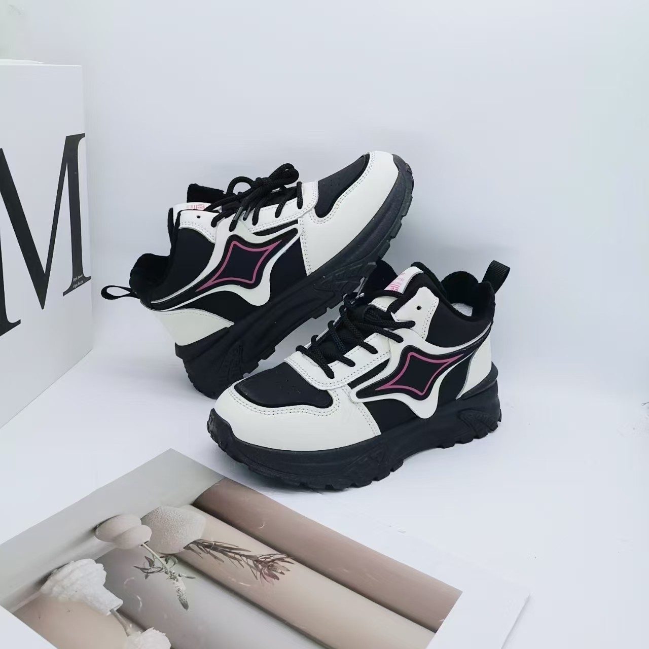 2025 invierno nuevo muffin zapatos de papá zapatos de piel de mujer zapatos de papá zapatos casuales zapatos deportivos de papá