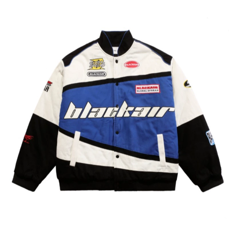 Removable retro jacket for beloved hip-hop style, baseball uniform, American style, oversize