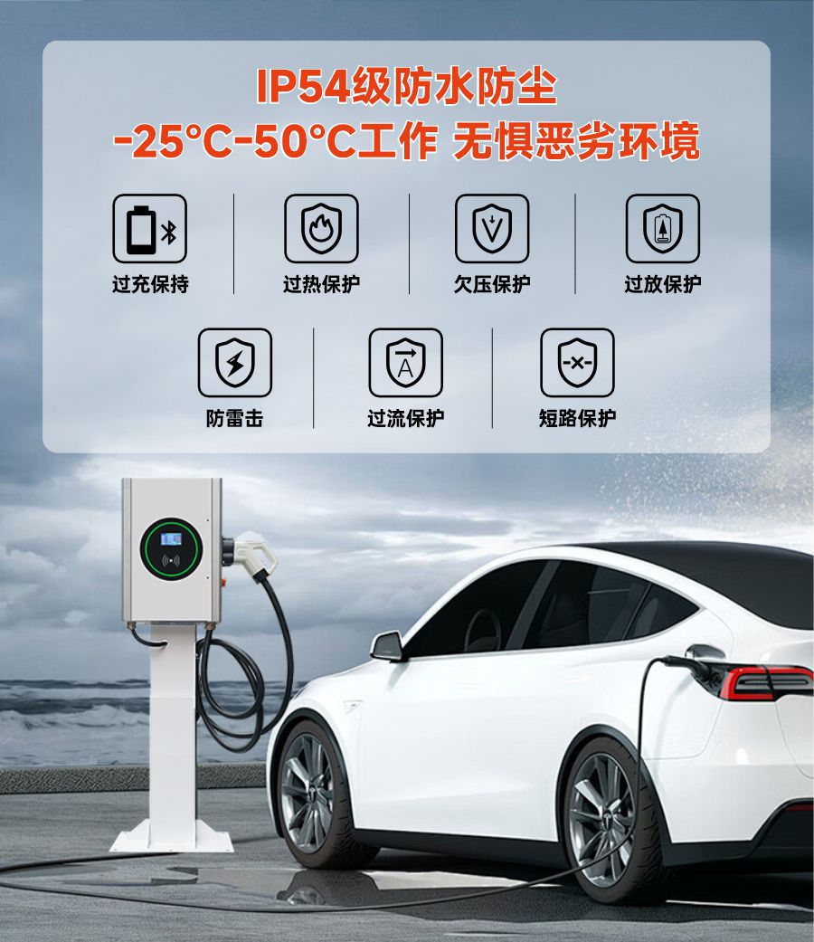 Oem 4G/Wifi Mobile Phone Control Reservation Swipe Card 7-40Kw New Energy Vehicle Commercial Household Charging Pile