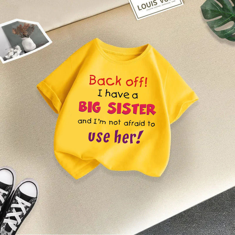 Camiseta para niños 2024 verano nuevas niñas cuello redondo manga corta bebé single Top niñas cartas ropa de verano moda