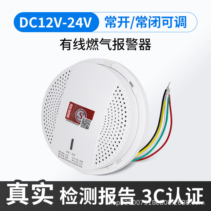 天井ガス警報器有線ガス漏れ検出器12V天然ガス警報器SG-2008卸売り|undefined