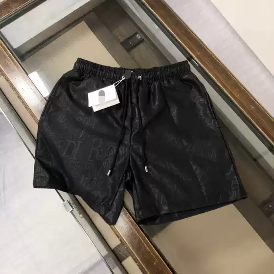 Men's Quick-Dry Loose Fit Beach Shorts Summer Lightweight Ice Silk Casual 5-Inch Shorts