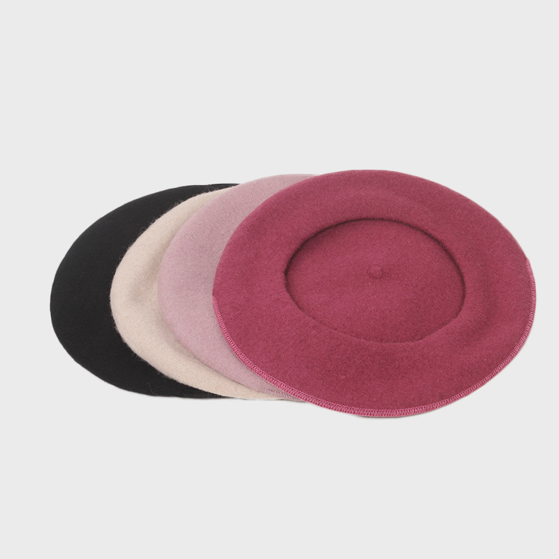 半圆锁边贝雷帽6